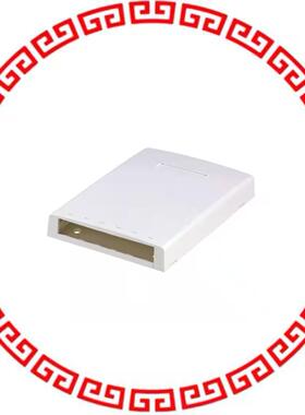 CBXF6WH-AY SURFACE MOUNT BOX, 6 PORT, MULTI