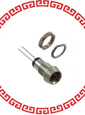 MPR5HD PNL MNT W/ WIRE 625NM 25MCD RED