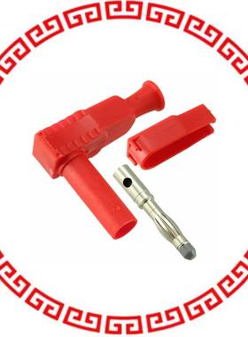 CT3203-2 DIY 4MM SHTH RA PLUG - RED