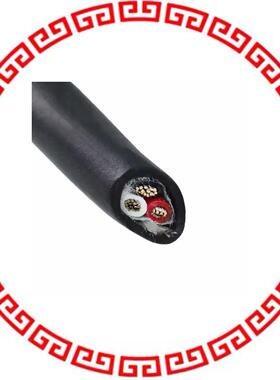 25063 BK005 CABLE 3COND 18AWG BLACK 100'