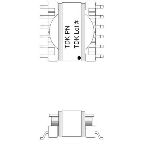 PCA11/5ER-U04S002《12.2uh DCR .14ohms 12pin SMD 6 winding》