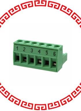 1758380 TERM BLOCK PLUG 6POS STR 5.08MM