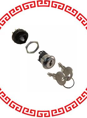 H200AA2F205NQ SWITCH KEYLCK 3POS DP3T 12A 125V