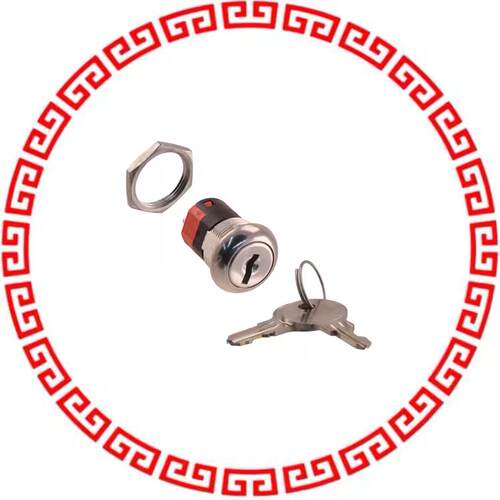 Y100AA2C203NQE SWITCH KEYLOCK 3POS SP3T 4A 125V