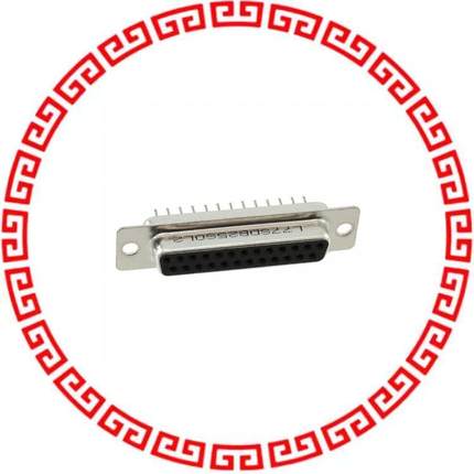 L77SDB25SOL2 CONN D-SUB RCPT 25POS VERT SLDR