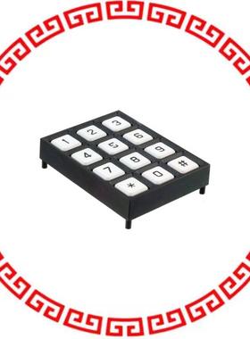 83AB1-102 SWITCH KEYPAD 12 KEY 0.01A 24V