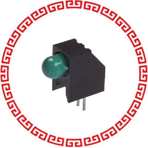 5306H5 LED GREEN T1-3/4 RT ANG PCB
