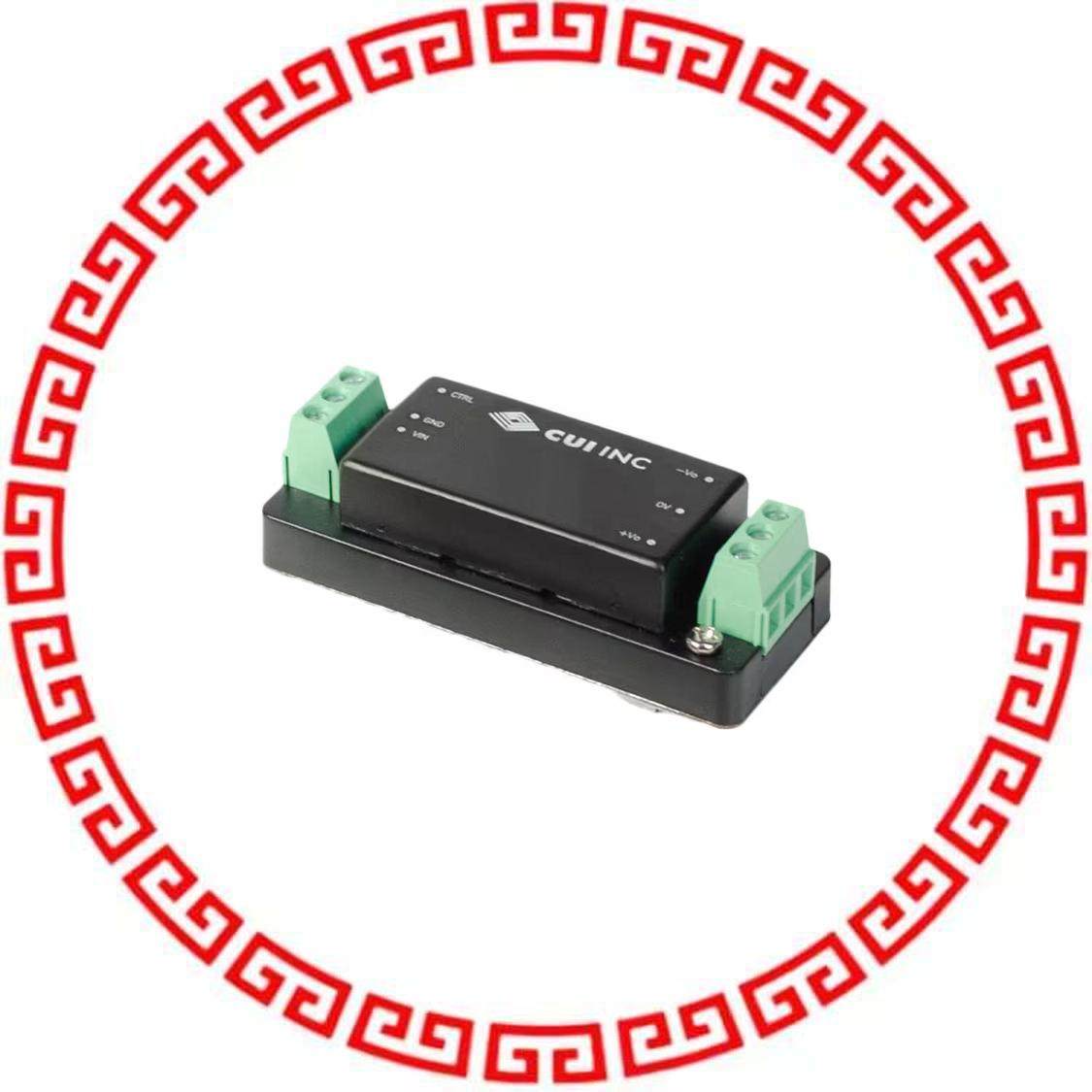 PYB10-Q48-D12-DIN DC/DC CONVERTER +/-12V 10W