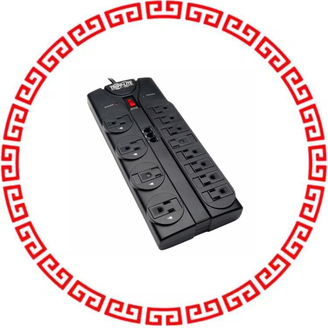 TLP1208TEL SURGE PROTECTOR 12 OUTLET 8FT