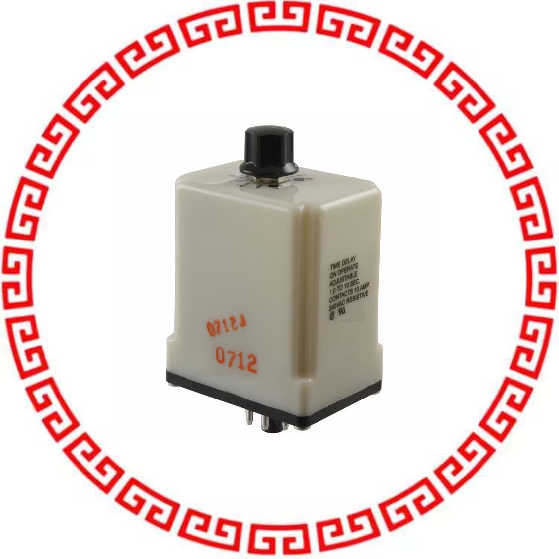CHB-38-70003 RELAY TIME DELAY 180SEC 10A 277V
