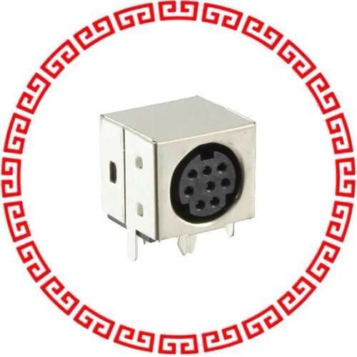 MD-80FC CONN JACK FMALE MINI DIN 8P SLDR