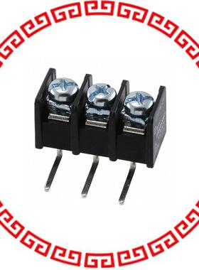 4DB-R108-03 CONN BARRIER STRIP 3CIRC 0.325