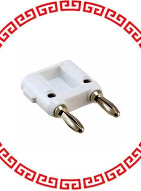 BU-PMDP-S-9 4MM BANANA SHRTNG BAR WH