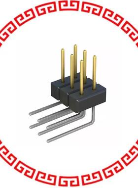 PBC03DBBN CONN HEADER .100 DUAL R/A 6POS