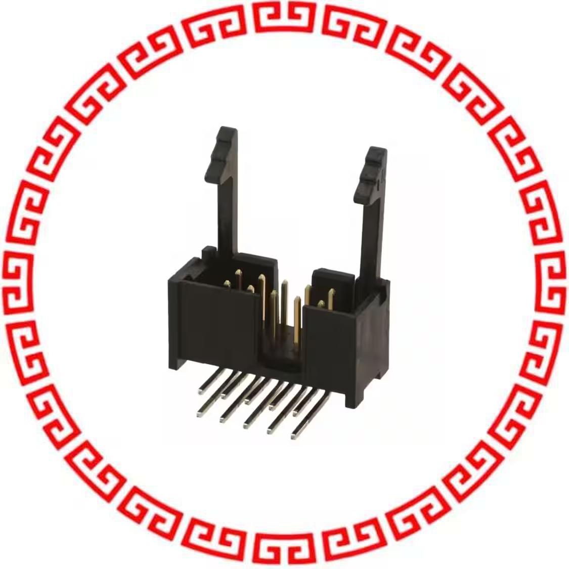 104130-1 CONN HEADER LOPRO R/A .100 10POS