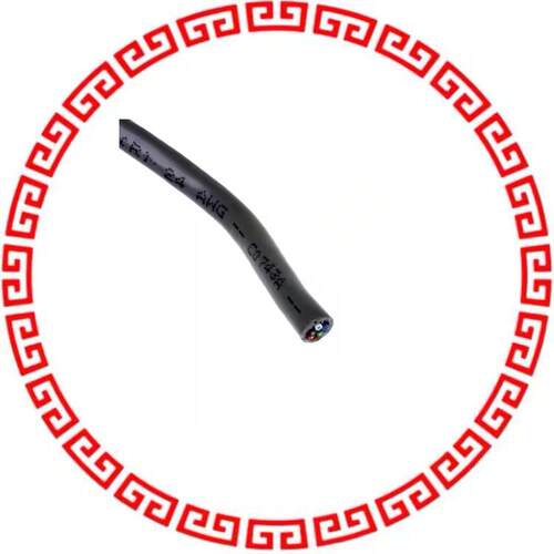 C0743A.18.10 CABLE 6COND 24AWG GRAY SHLD 500'