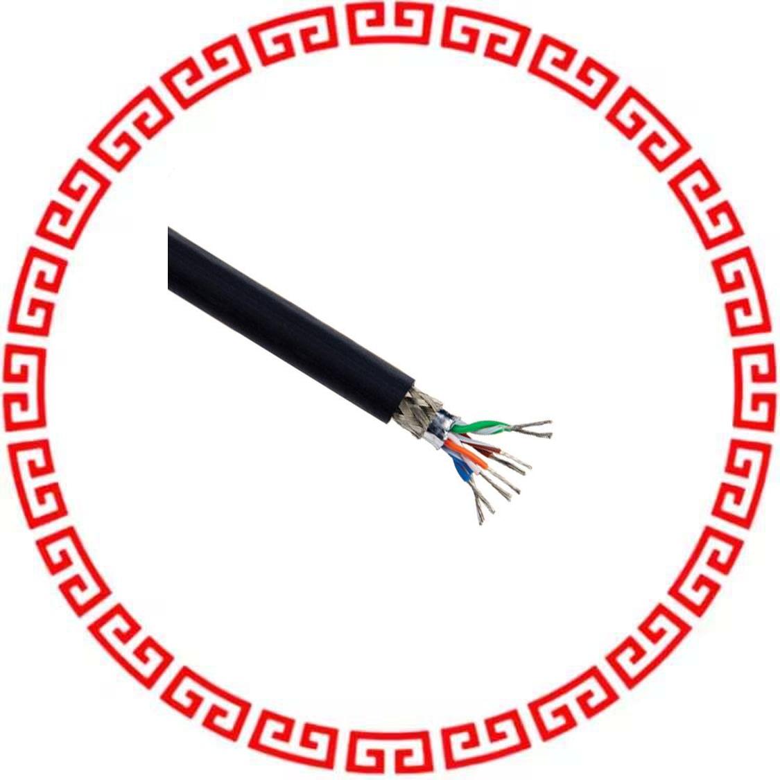 74004 BK002 26AWG CAT7 4PAIR MOD FLEX 500'