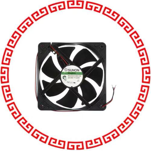 MEC0254V2-000U-A99 FAN AXIAL 120X25MM 48VDC WIRE