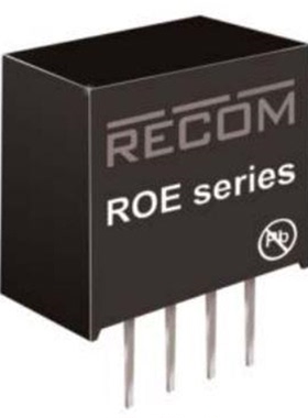 ROE-0515S《Isolated DC/DC Converters 1W 5Vin 15Vout 66mA 》