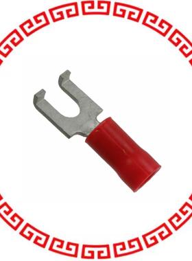 8-322249-1 CONN SPADE TERM 16-22AWG #6 RED