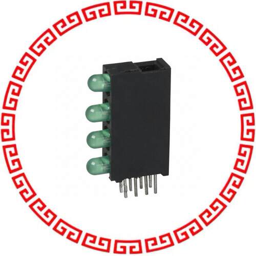 5694F5_5_5_5-A LED GREEN T1 4HIGH RT ANG