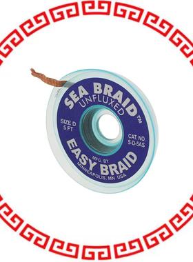 S-D-5AS DESOLDER BRAID UNFLUXED 0.1 5