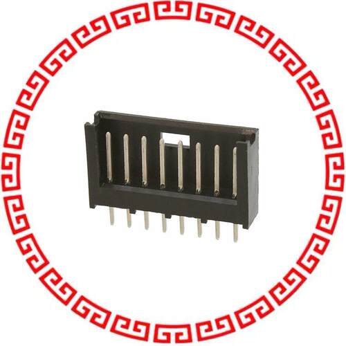 280373-1 CONN HEADER SHROUDED VERT 8POS