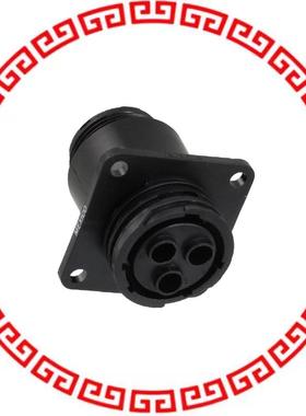 788189-2 CONN RCPT HSNG FMALE 3POS PNL MT