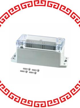 PN-1322-CMB BOX PLSTC GRAY/CLR 4.53