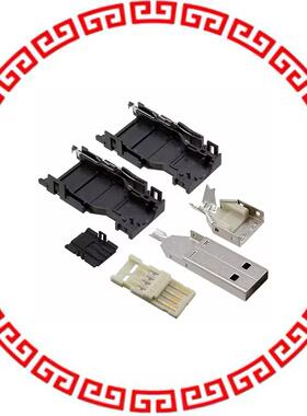 2013798-1 CONN PLUG 4POS USB TYPE A SOLDER