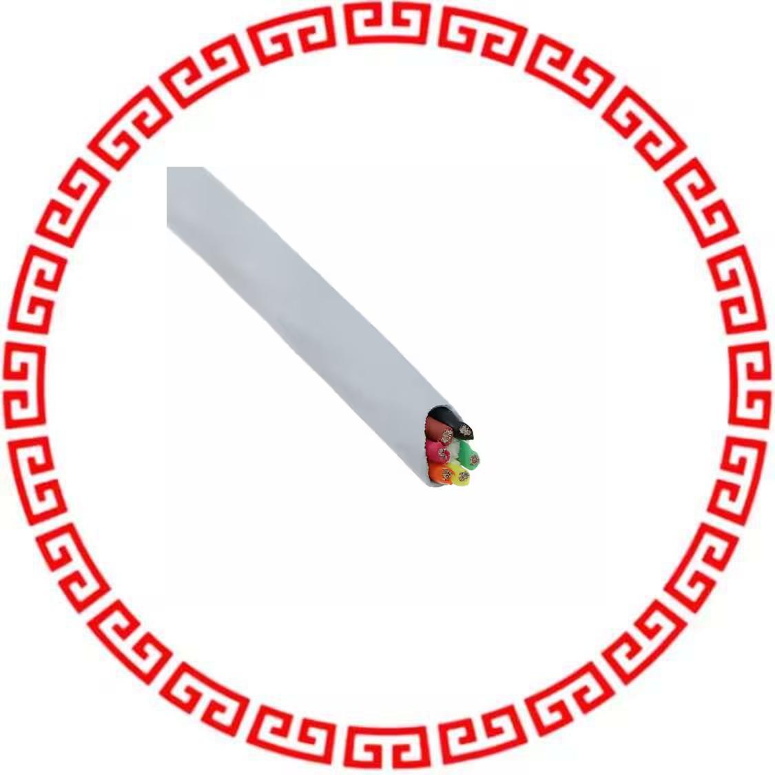 78016 SL005 CABLE 6COND 26AWG SLATE 100'