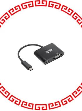 U444-06N-VB-C USB-C TO VGA ADAPTER W/PD CHARGI