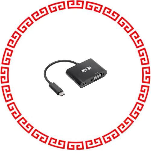 U444-06N-VB-C USB-C TO VGA ADAPTER W/PD CHARGI