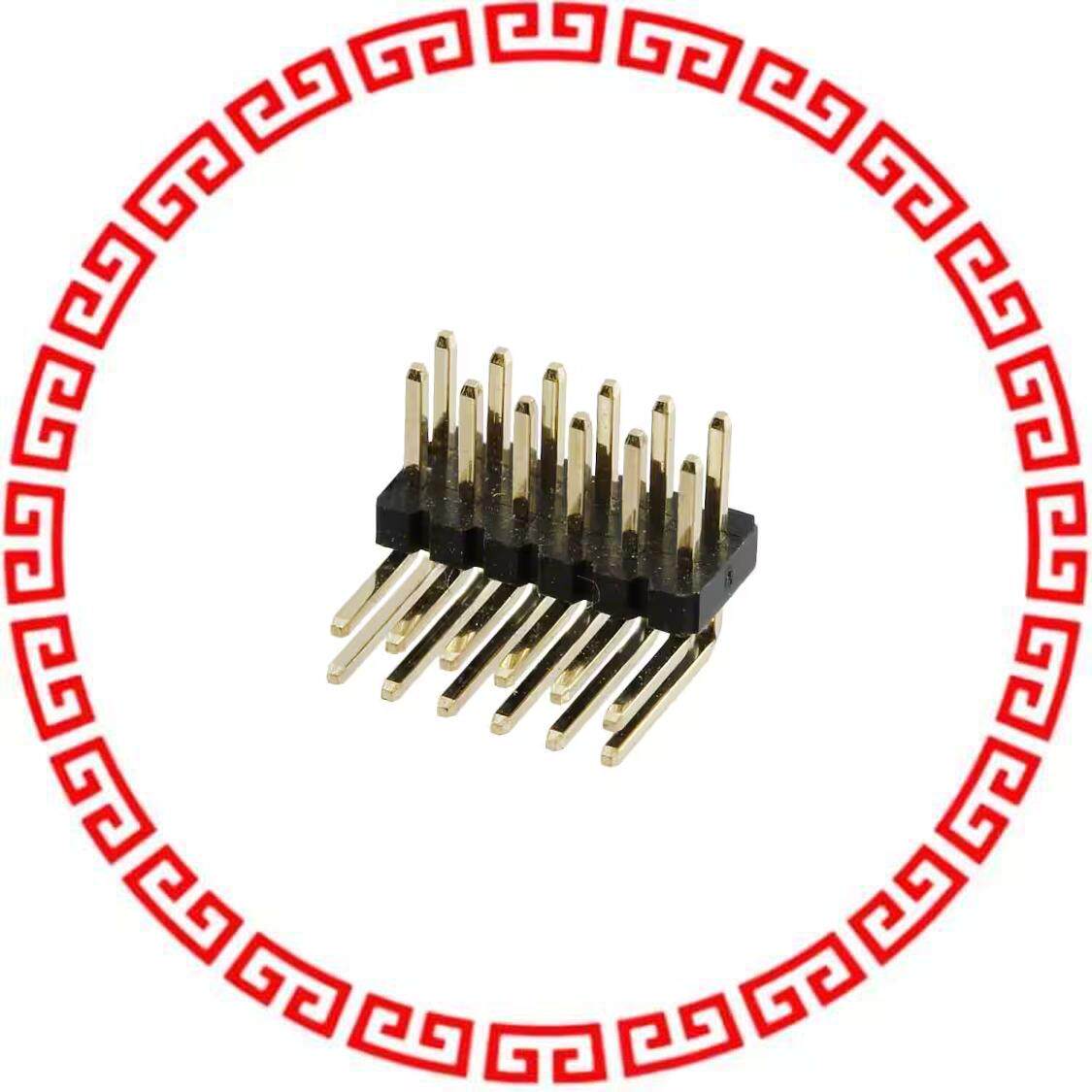 GRPB062MWCN-RC CONN HEADER .05 12PS DL PCB R/A