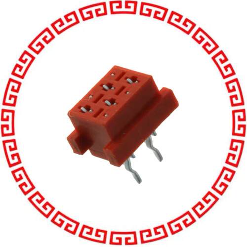690367000000 CONN 2.54MM FEMALE STR RED 12POS