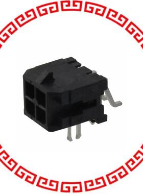 430450407 HEADER R/A 4POS DUAL GOLD SMD