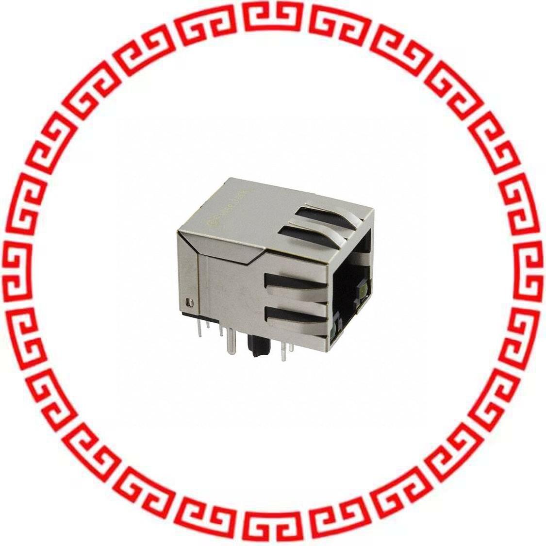 JXD0-0015NL CONN,RJ45, 1GD,1:1, GY,EMI,TY