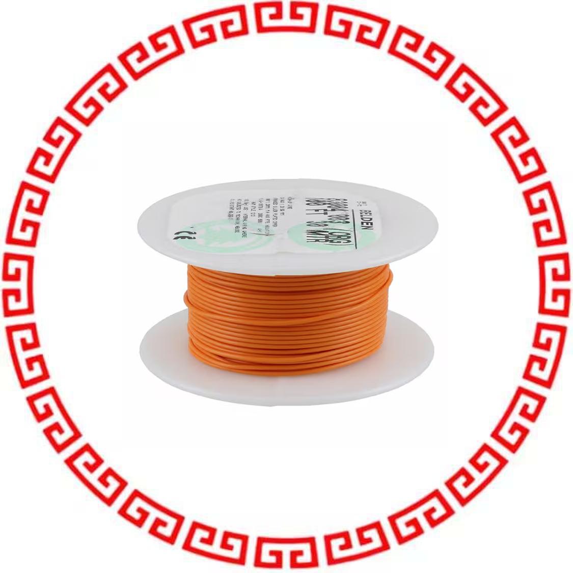 83009 003100 HOOK-UP STRND 18AWG ORANGE 100'