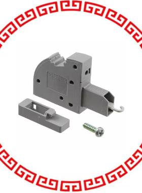 3059715 TERM BLK PUSH IN CLMP 1POS GRAY