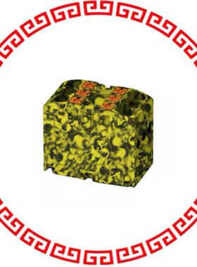 3273284 DISTRIBUTION BLOCK BLACK/YELLOW