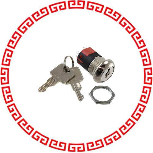Y1011C2C203NQ SWITCH KEYLOCK 2POS SPDT 4A 125V