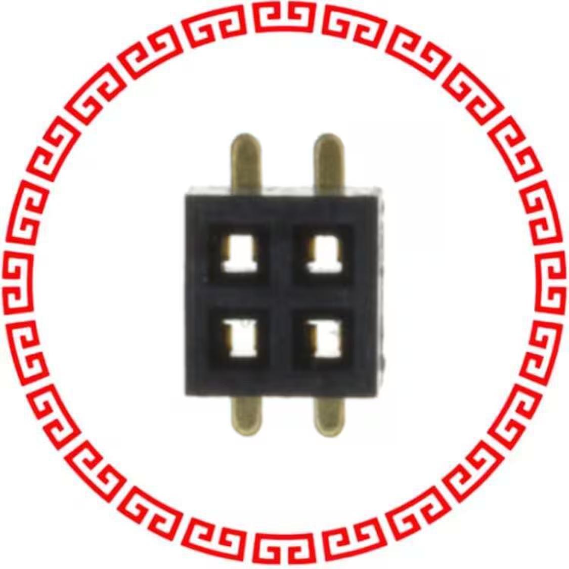 LPPB022NFSS-RC CONN HEADER .050 4PS DL SMD AU