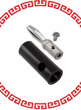 108-1703-101 CONN BANANA PLUG STD BLACK 14AWG