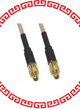 CCMX-MM-RG178-24 CBL ASSY MMCX PLUG RG178 24