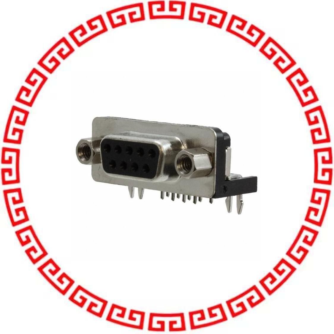 DLS1XS5AK40X CONN D-SUB RCPT 9POS R/A SOLDER