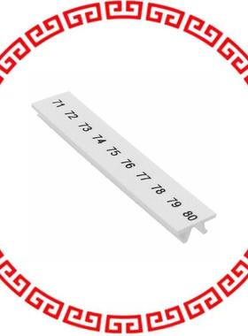 1050017:0071 CONN ACC MARKER STRIP PREPRINT