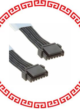 451110601 MICROLOCK PLUS CABLE BLACK 6 CKT