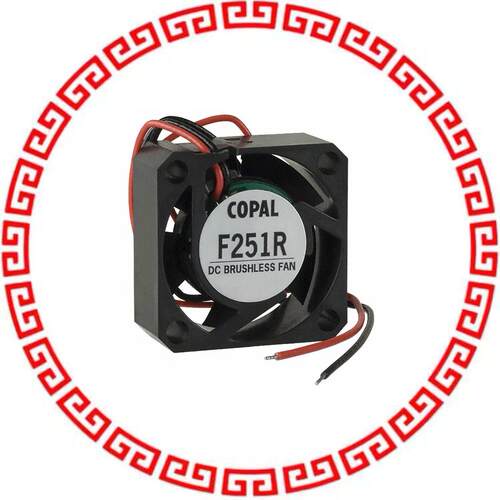 F251R-05LLC FAN AXIAL 25X10MM 5VDC WIRE