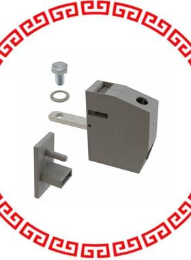 709136 TERM BLK SCREW CLAMP 1POS GRAY