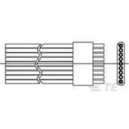 USS009SC2DC018「Cable Assembly Wire 0.457m 30AWG Rectangu」